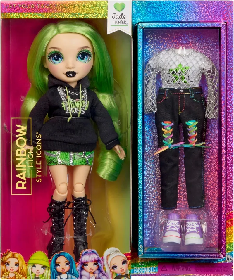 Rainbow High Lalka Jade Szminka Akcesoria 27 cm Figurka