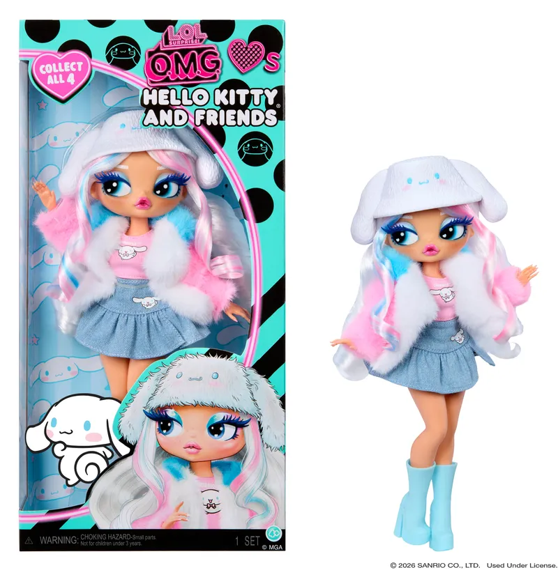 Lalka L.o.l. Surprise O.m.g. Loves Hello Kitty Cinnamoroll 255291