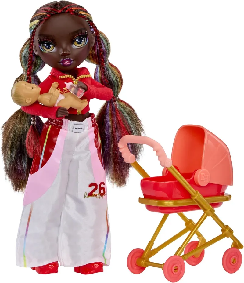 Rainbow High Jr High Bestie Babysitters Lalka Moda Iris 248514