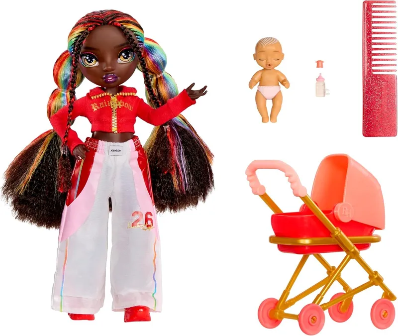 Rainbow High Jr High Bestie Babysitters Lalka Moda Iris 248514