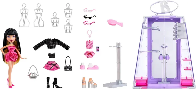 Bratz Closet Playset Z Lalką Akcesoria Moda Strój 247241 Euc