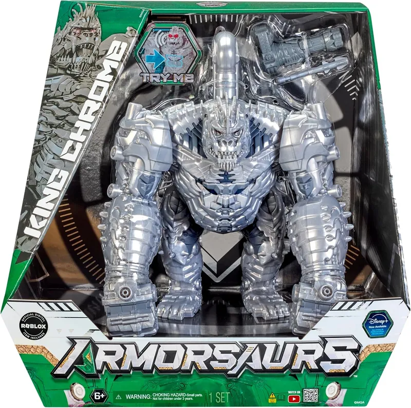 Figurka Armorsaurs Villain King Chrome Akcyjna Dla Dzieci Mga 252566
