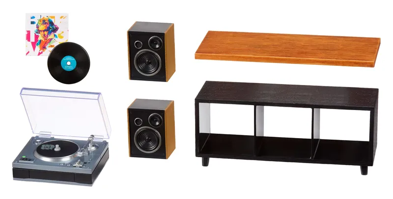 Miniverse Odtwarzacz Płyt Z Muzyką Real Music Record Player 254249