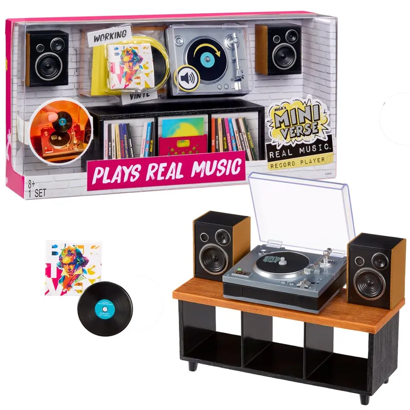 Miniverse Odtwarzacz Płyt Z Muzyką Real Music Record Player 254249