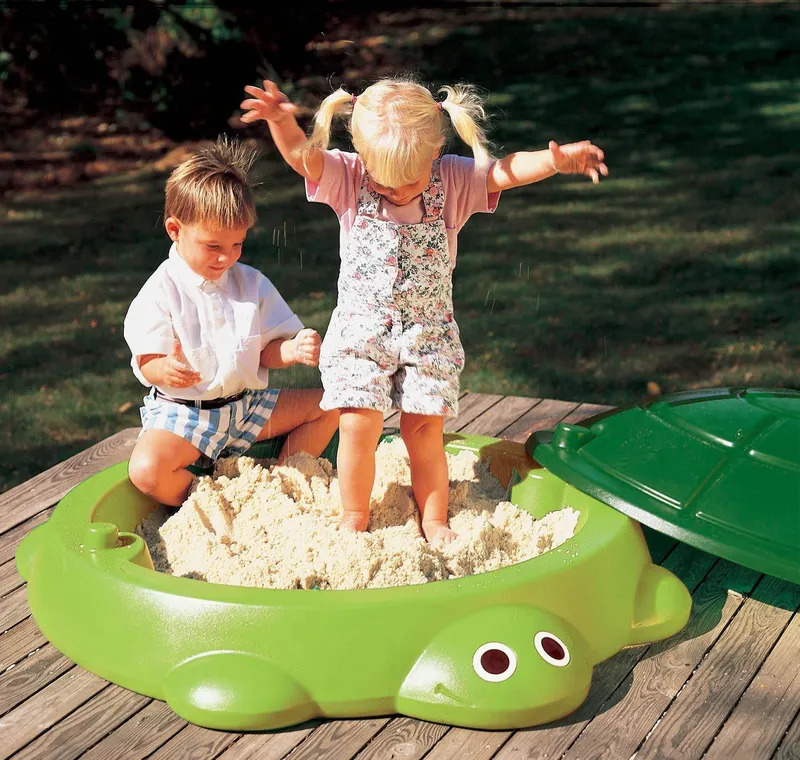 Piaskownica Żółw Dla Dzieci Ciemna Zieleń Little Tikes 4363