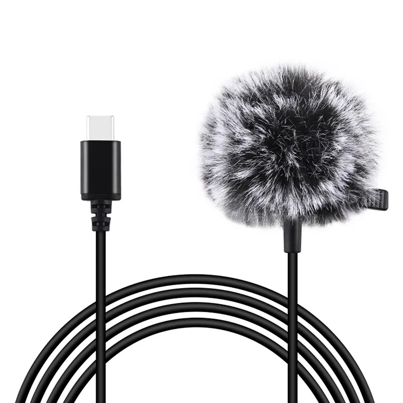 Mikrofon Krawatowy PULUZ PU425 USB-C 1,5m Pojemnościowy