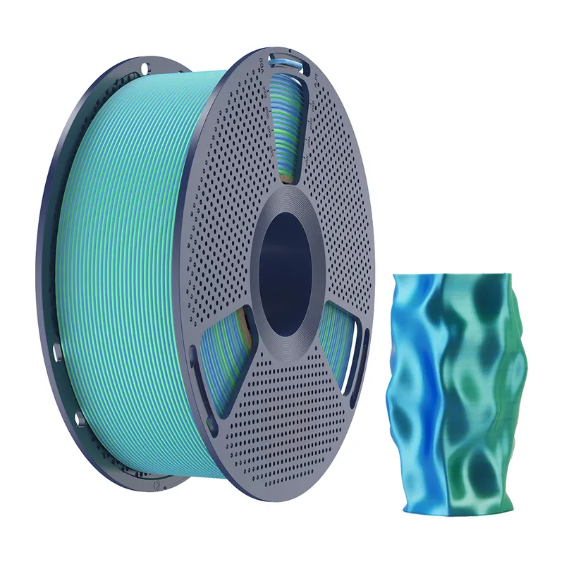 Filament SUNLU PLA+ Silk Dual Color 1.75mm 1kg (Niebiesko-Zielony)
