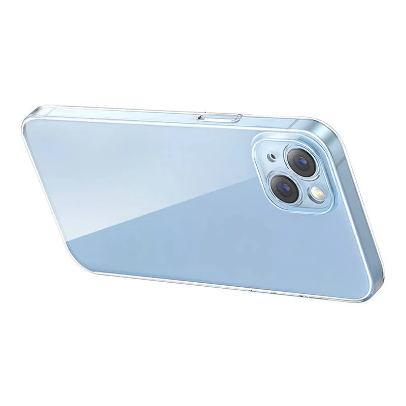 Etui BASEUS Crystal Series IPhone 14 Plus + Szkło - Przezroczysty