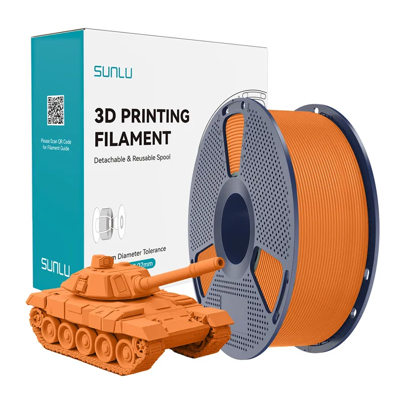 Filament SUNLU PLA+ High-Speed 1.75mm 1kg - Pomarańczowy