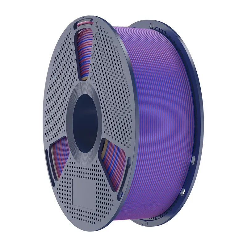 Filament SUNLU PLA+ Silk Dual Color 1.75mm 1kg - Czerwono-Niebieski