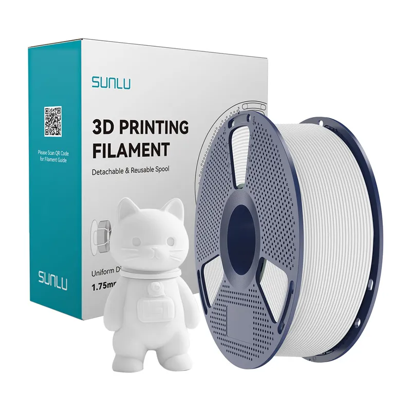 Filament SUNLU PLA Matte HYPER 1 kg Biały - Matowe Wykończenie