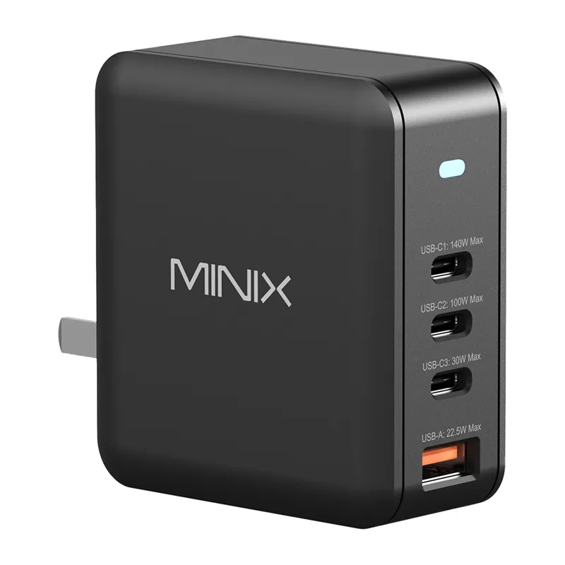 Ładowarka Sieciowa MINIX P165 GaN 165W 4 Porty USB-C/A