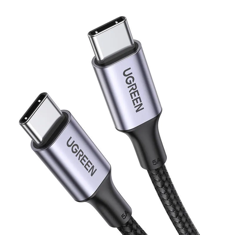 Kabel UGREEN US316 USB-C Do USB-C 0,5m - Czarny