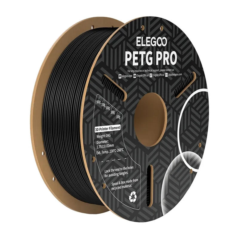 Filament ELEGOO PETG Pro 1,75 mm Do Drukarki 3D - Czarny