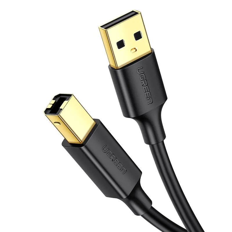 Kabel UGREEN US135 USB-A Do USB-B 1,5m - Czarny