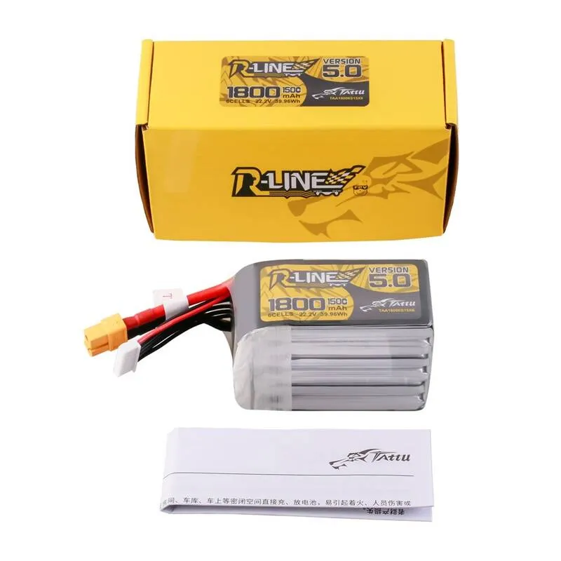Akumulator TATTU R-Line 5.0 1800mAh 22,2V 150C XT60