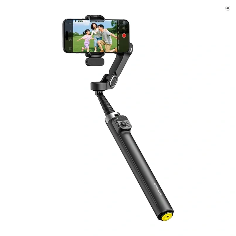 Gimbal AOCHUAN V3 3-OSIOWY 330g Do Smartfonów Z AI - Czarny