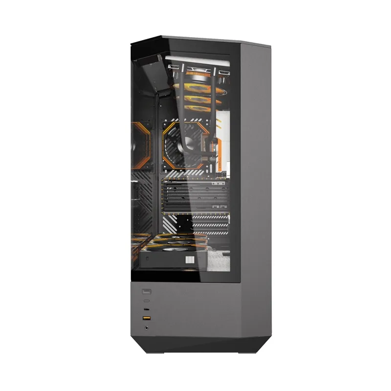 Obudowa Komputerowa DARKFLASH DY460 Z 4 Wentylatorami ARGB - Czarna