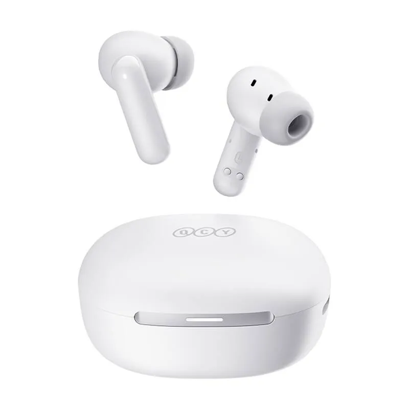 Słuchawki TWS QCY MeloBuds HT16 Z ANC I USB-C - Białe