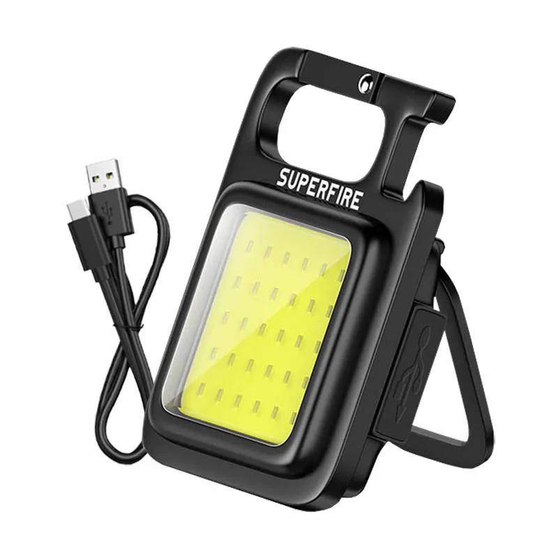 Latarka SUPERFIRE MX16 600LM USB-C Wielofunkcyjna - Czarny