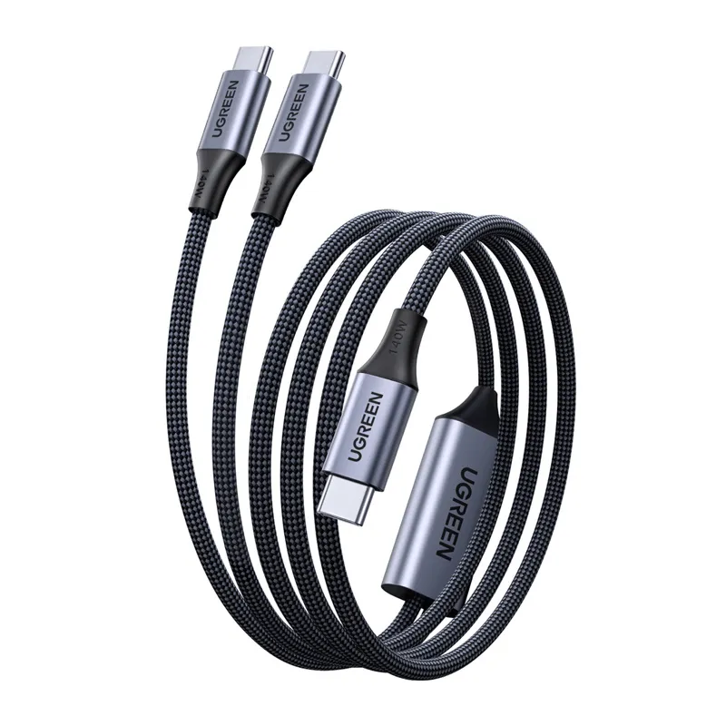 Kabel UGREEN L533 USB-C Do 2X USB-C 2m 140W