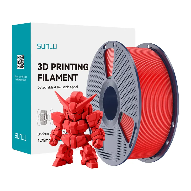 Filament SUNLU PLA+ 2.0 1,75mm 1kg - Czerwony