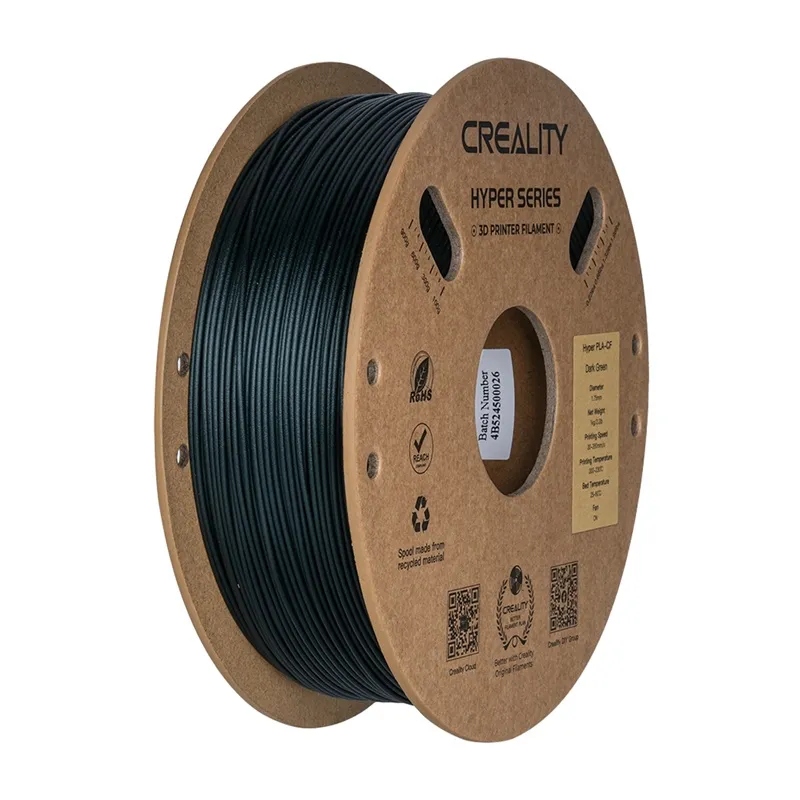 Filament CREALITY Hyper PLA-CF 1,75mm Do Druku 3D - Ciemny Zielony