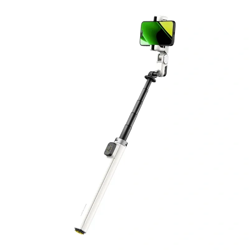 Gimbal AOCHUAN M3 Pro Ze Stabilizacją I Oświetleniem RGB - Biały