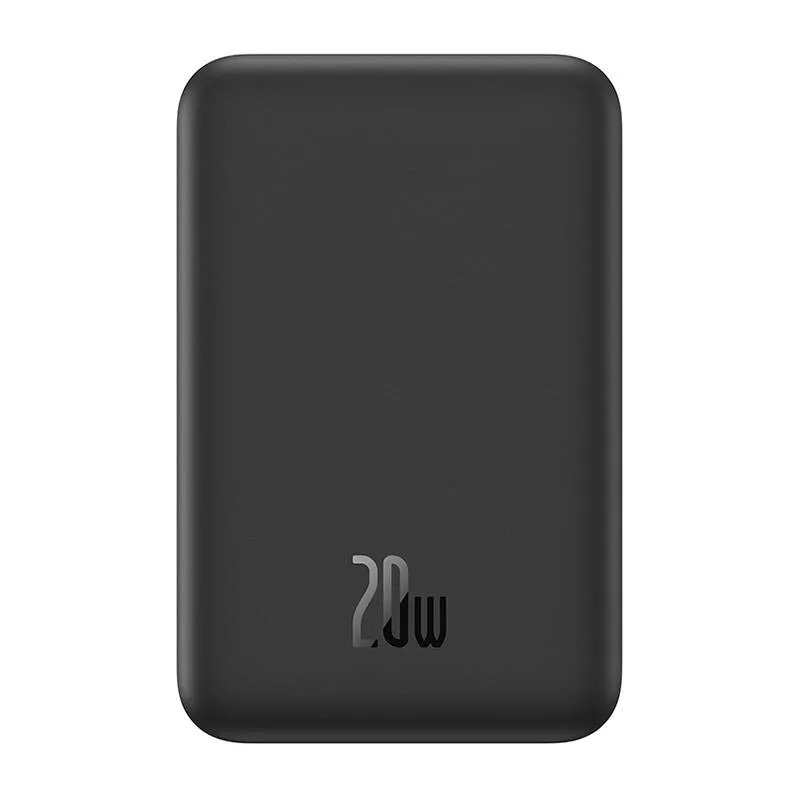 Powerbank BASEUS Mini Magnetyczny 5000mAh 20W USB-C - Czarny