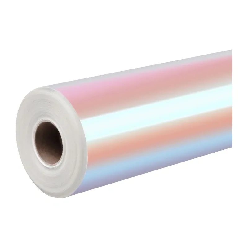 Folia Samoprzylepna HTVRONT Holographic 30.5cm X 90cm - Różowo-Fioletowa