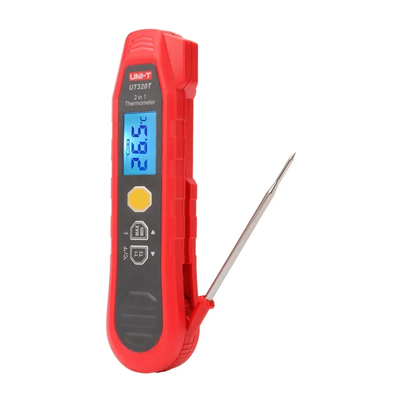Termometr 2 w 1 UNI-T UT320T Bezdotykowy I Sonda -40°C Do 300°C