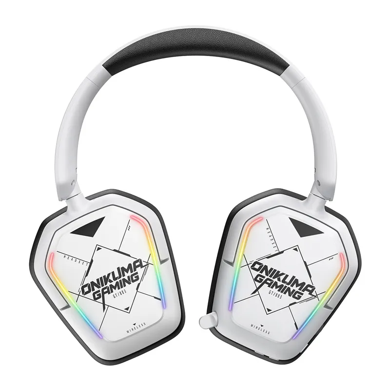 Słuchawki Gamingowe ONIKUMA BT883 Nauszne Bluetooth 5.4 - Białe