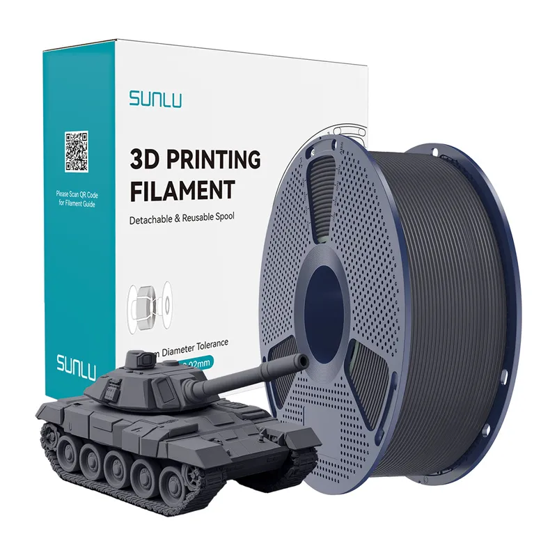 Filament SUNLU PLA+ High-Speed 1.75mm 1kg - Szary