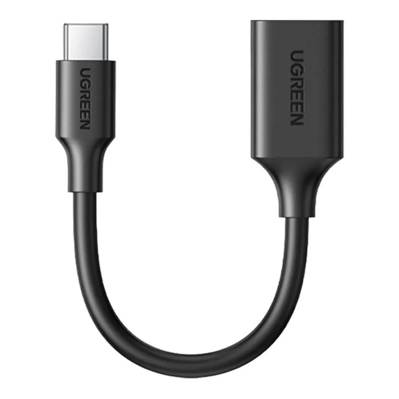 Adapter UGREEN USB-A Na USB-C 3.0 OTG 15cm - Czarny