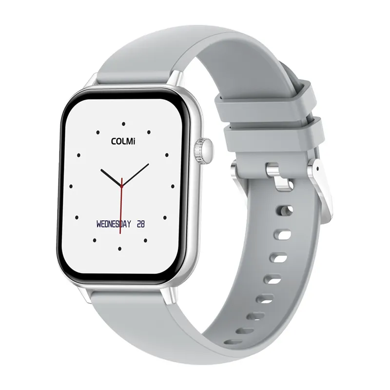 Smartwatch COLMI C28 Z Ekranem AMOLED - Srebrny
