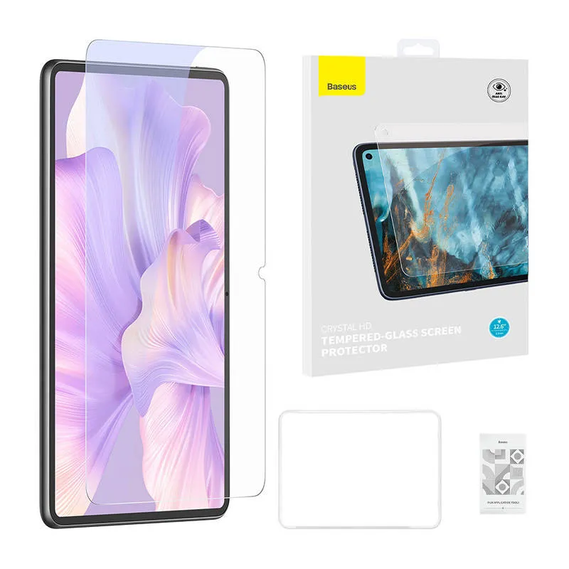 Szkło Hartowane BASEUS Crystal 0.3mm MatePad Pro 12.6"