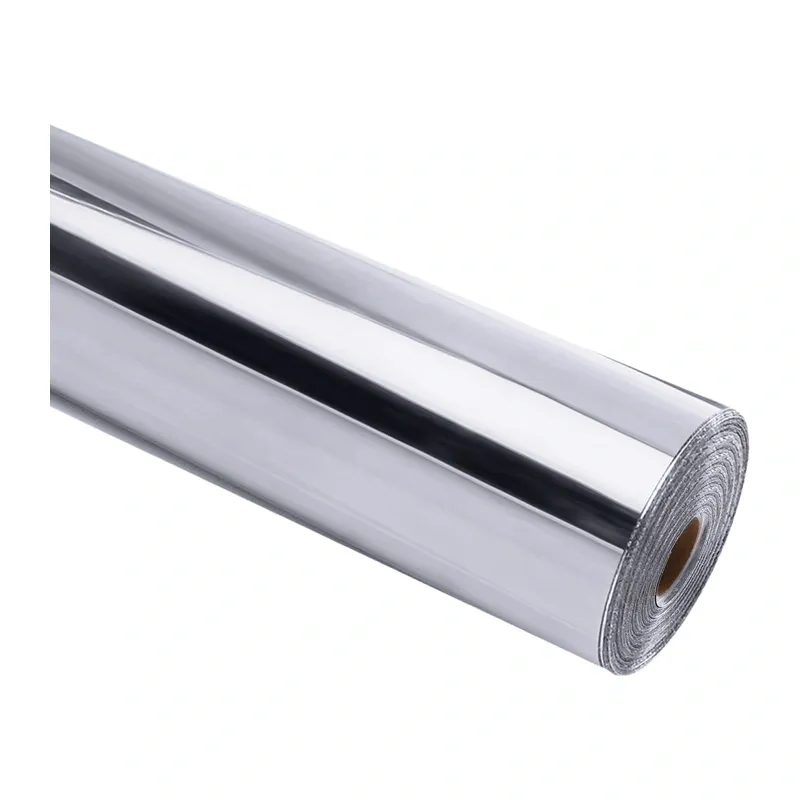 Folia Samoprzylepna HTVRONT Chrome Metallic 30,5cm X 90cm - Srebrna