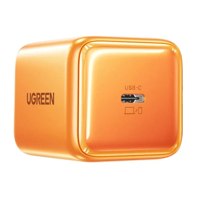 Ładowarka Sieciowa UGREEN X524 45W USB-C GaN - Pomarańczowa