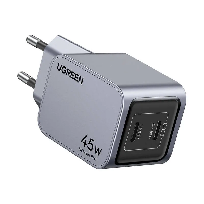 Ładowarka Sieciowa UGREEN Nexode Pro 45W 2X USB-C - Szara