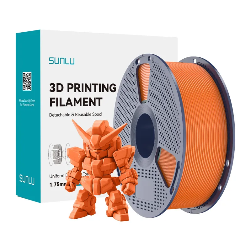 Filament SUNLU PLA+ 2.0 1,75mm 1kg - Słoneczny Pomarańczowy