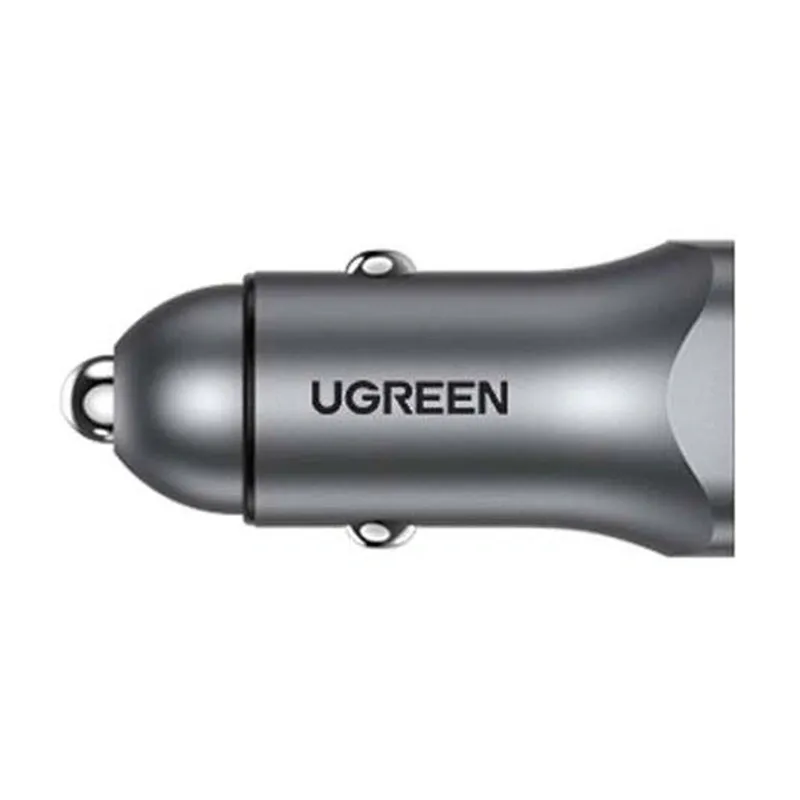 Ładowarka Samochodowa UGREEN CD130 30W USB-A/USB-C - Szara