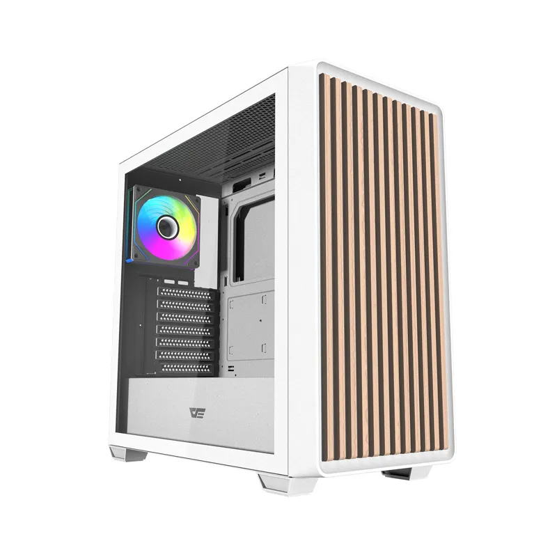 Obudowa Komputerowa DARKFLASH DS900WD ATX 2 HDD 2 SSD - Biała