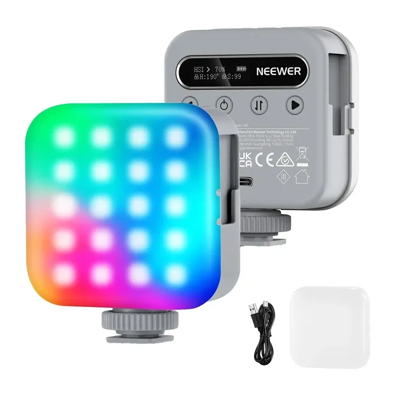 Magnetyczna Lampka LED NEEWER BL60C - RGB 450 Lux