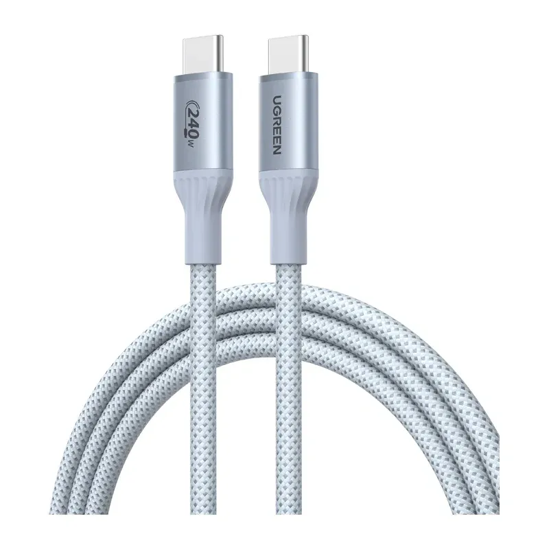 Kabel USB-C UGREEN L534 PD 240W 1m - Srebrny