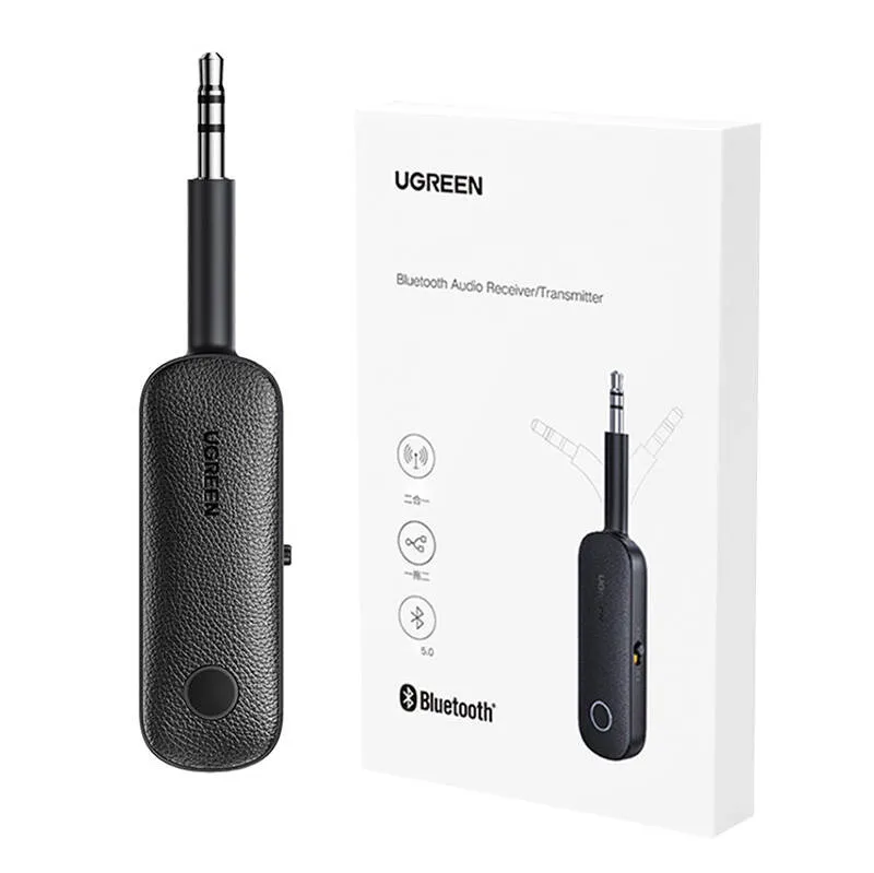 Transmiter/Odbiornik Bluetooth UGREEN CM403 5.0 Mini Jack - Czarny