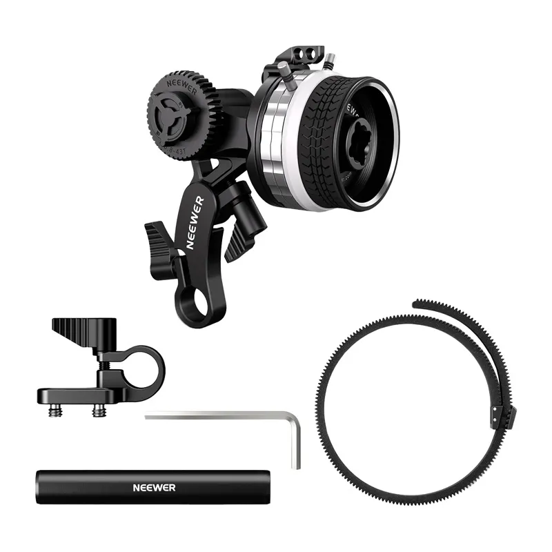 Mini Follow Focus NEEWER PG001 Z Ogranicznikami A/B - Uniwersalny