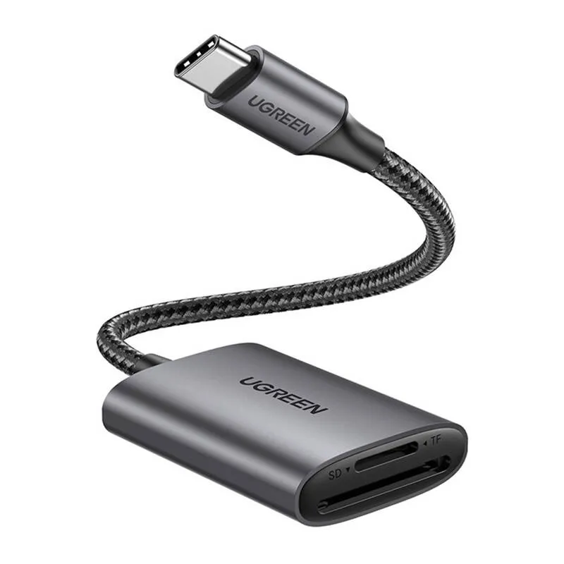 Czytnik Kart UGREEN CM401 USB-C 2000GB - Szary
