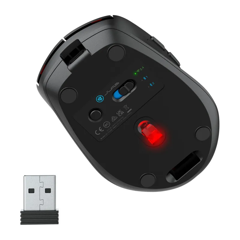 Bezprzewodowa Myszka JLAB GO Charge USB-C - Czarna
