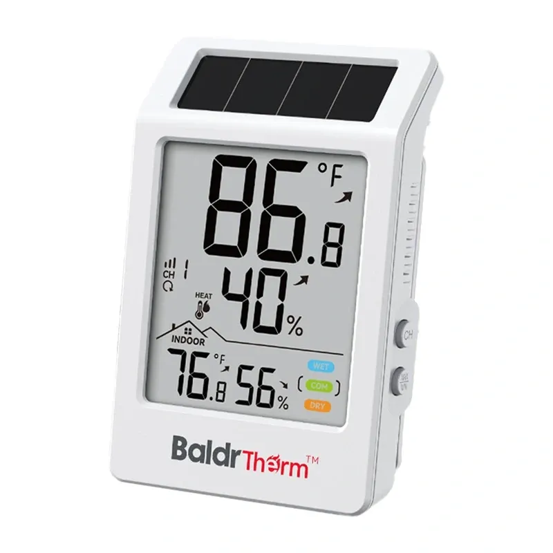 Termohigrometr RAINPOINT BALDRTHERM B0707 Zasilany Słonecznie