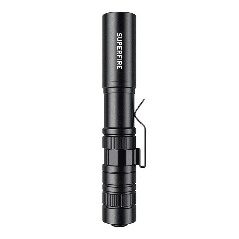Latarka SUPERFIRE X18 55 Lm Kompaktowa - Czarny